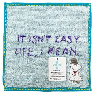 MARUSHIN 丸真 Moomin 嚕嚕米漫畫風口袋小方巾, 爸爸與紅酒, 1條