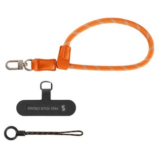 스몰리그 FilMov 스마트폰 핸드 스트랩, 오렌지, 1개