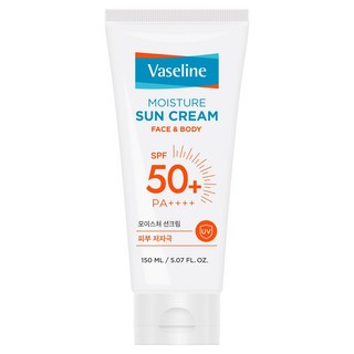 바세린 모이스처 선크림 SPF50+ PA++++, 1개, 150ml