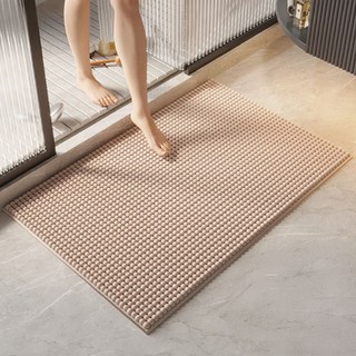 樹懶慢慢 吸水防滑雪尼爾短毛地墊 N2, 60 x 40cm, 沙駝色