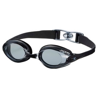 SWANS 日本柔軟舒適型防霧泳鏡 成人款 SWB-1, 黑色, 1個