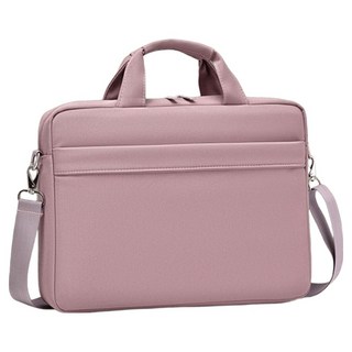 OMG 加絨氣囊防摔防撞電腦包 單肩/斜跨/手提筆電包 15.6~16.1吋, 粉色, 1個