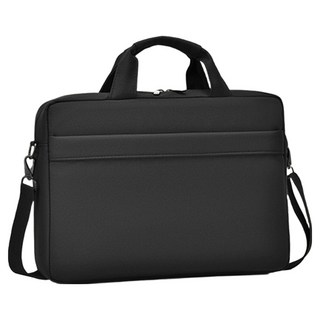 OMG 加絨氣囊防摔防撞電腦包 單肩/斜跨/手提筆電包 15.6~16.1吋, 黑色, 1個