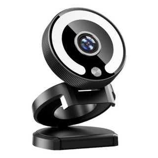 JIAHON 嘉鴻牌 4K超高清視訊攝影機 USB直播鏡頭, 黑色, Q18