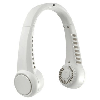 bebehome USB充電掛脖風扇 雅致白 解放雙手 三檔風力, ZB086