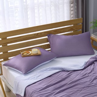 Ishur 伊舒爾 玩色雙面冰凍枕頭套 1個 75 x 45cm 芋香牛奶 涼感親膚 雙面設計