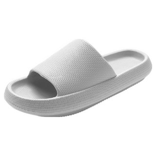 男款QQ拖鞋2雙入 灰色 舒適居家室內拖鞋, 265mm