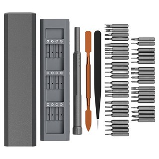 ANTIAN 精密螺絲起子套組 44件組 家用手機電腦手錶多功能維修工具, 1組