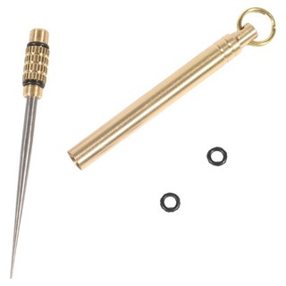 便攜EDC鈦合金牙籤組, 1組2支, 隨身便攜，堅固耐用，多功能清潔工具, 1組, 2支