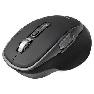 아이리버 스마트스크롤 무한휠 멀티페어링 블루투스 무소음 세미 버티컬 무선 마우스, GT300, Black