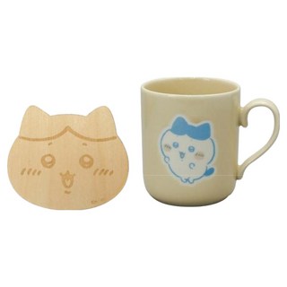 yamaka 山加商店 吉伊卡哇 Chiikaw 陶瓷馬克杯 附杯墊 300ml 小八, 米色, 1個