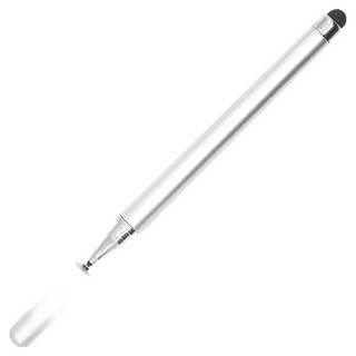 二合一手機平板觸控筆, 1個, 銀色