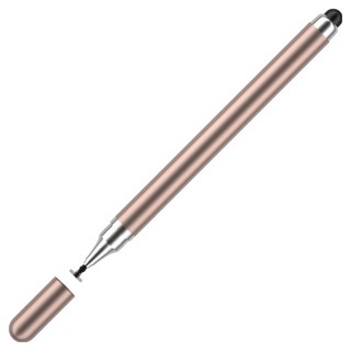 二合一手機平板觸控筆, 1個, 玫瑰金