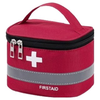 한봄누리 휴대용 구급 파우치 여행용 약가방, 1개