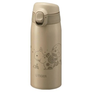 TIGER 虎牌 彈蓋型保溫杯 龜一堂聯名款 MCT-A351CT 松鼠 350ml, 1個
