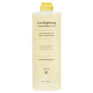 AVCA True Brightening維他命光采化妝水, 1瓶, 1L