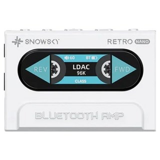 FIIO 飛傲 X SNOWSKY隨身藍牙音樂接收器, RETRO NANO, 1個, 白色