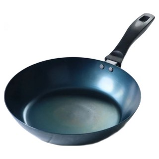 藤田金屬 職人平底鐵鍋 深煎鍋 IH爐可用 日本製, 26cm, 1個