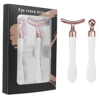 Clona9 眼下眼霜按摩棒 2件組, 白色玫瑰, 1套