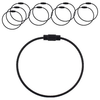 리코즈 컬러 와이어링, 검정, 10개