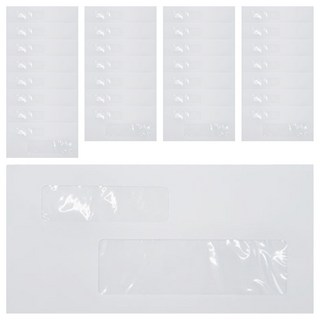 Ehwa 雙窗信封 105 x 220 mm, 100張, 白色