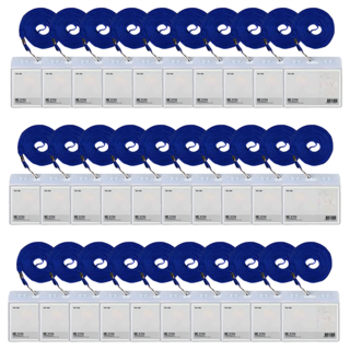 HANA-J 掛繩證件套, 藍色, 100個