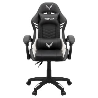VICTRACK 輕巧可調辦公電競電腦椅 A-02, 黑白色