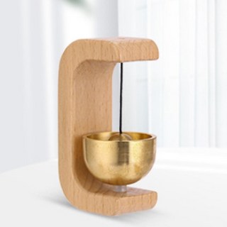 Liburica玄關門風水原木磁吸式進門通知門鈴, A款