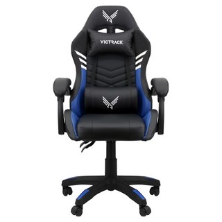 VICTRACK 輕巧可調辦公電競電腦椅 A-02, 藍黑色