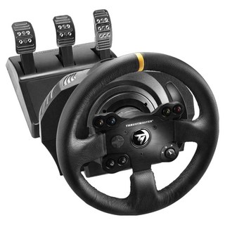 THRUSTMASTER 圖馬斯特 方向盤 + 腳踏 支援PC/Xbox, TX Racing Wheel Leather Edition, 1個
