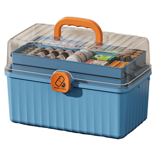 小麥購物 家庭醫藥箱 L306 水晶藍, 1個