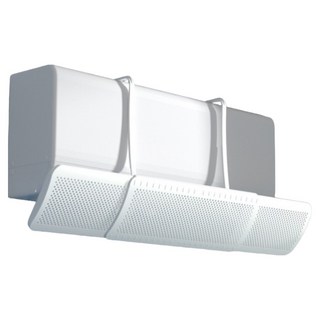 Hataesmall 現代風一體式冷氣擋風板 白色 56~92cm可伸縮 56 x 17 cm, 1個, 單一商品