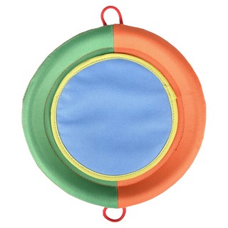 Truly House 布絨飛盤耐咬寵物訓練飛盤寵物玩具狗狗玩具 三色飛盤, 1個, 混和顏色