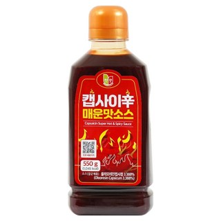 첫맛 캡사이신 매운맛 소스, 550g, 1개