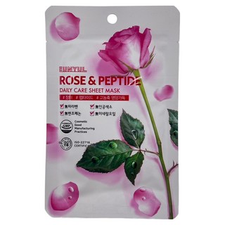 eunyul 極淨面膜 玫瑰胜肽 22ml, 1組, 10片
