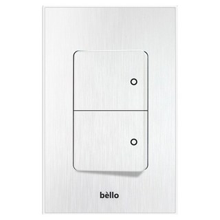 winners Bello 白色二孔開關, 1個