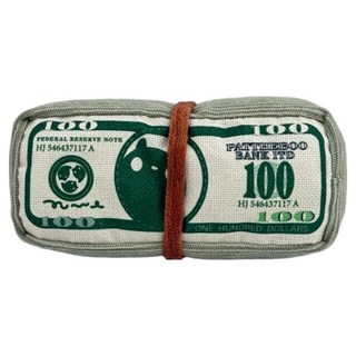 美元造型 寵物發聲玩具 解悶互動玩具, 1個, 灰色