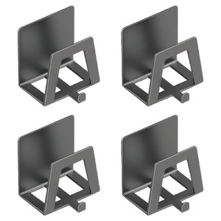 小麥購物 多功能瀝水架 Y673 29g, 銀灰色, 4個