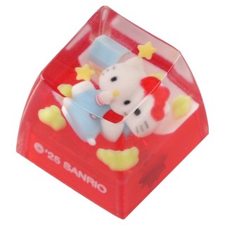 ROYCHE 三麗鷗角色亮點客製樹脂鍵帽, Hello Kitty, SAN-RKC-C-HK