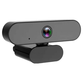 Jinpei 錦沛 2K QHD 高畫質網路攝影機 視訊鏡頭, JW-08B-2K, 黑色