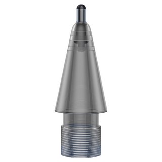 KODACHIEF 書寫感順暢的 Apple Pencil 筆尖 適用於 Apple Pencil 1 / 2 代 / Apple Pencil pro4, 1個, 2B 透明灰