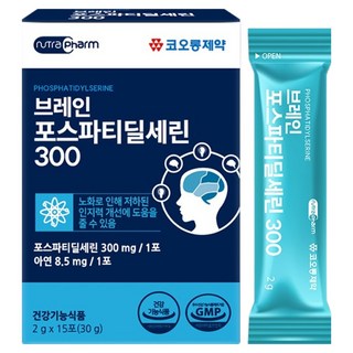 코오롱제약 브레인 포스파티딜세린 300 15p, 1개, 30g