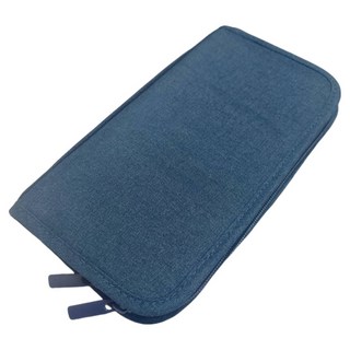 iSFun 手拿牛津對折網面多格證件護照包