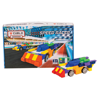 큐블로 매직큐브 자석블럭 자동차 장난감 스피드레이서 126p, 혼합색상, 1개