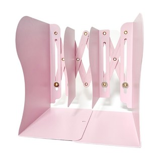 可調節北歐風伸縮書架 12.9 x 9 x 16.5cm 粉色 1個