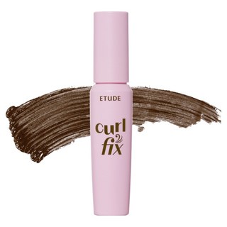 ETUDE NEW Curl Fix睫毛膏 8g, 02 棕色, 1個