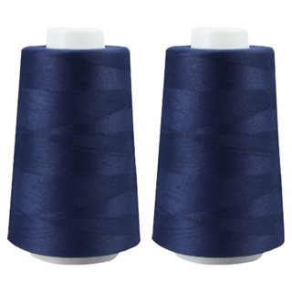 소잉바이핸드 40수 2합 재봉사 실, 23 네이비, 2개