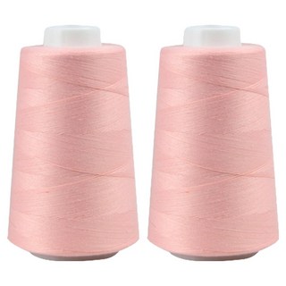 소잉바이핸드 40수 2합 재봉사 실, 05 인디핑크, 2개