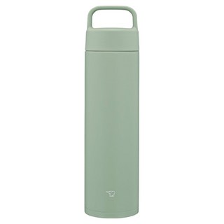 ZOJIRUSHI 象印 不鏽鋼一體式中栓吊環真空保溫杯, 豆沙綠, 650ml, 1個