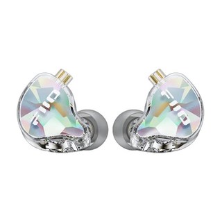 FIIO 飛傲 單動圈CIEM可換線耳機, 透明色, JD10